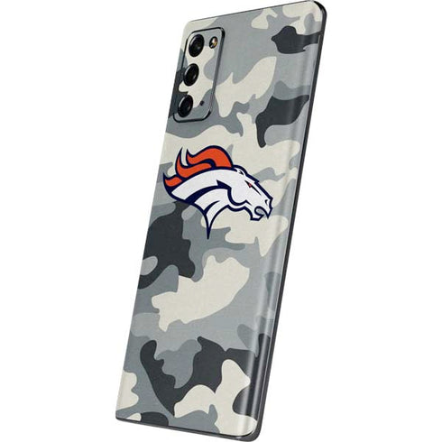 NFL Denver Broncos Camo Galaxy Note20 5G Skin